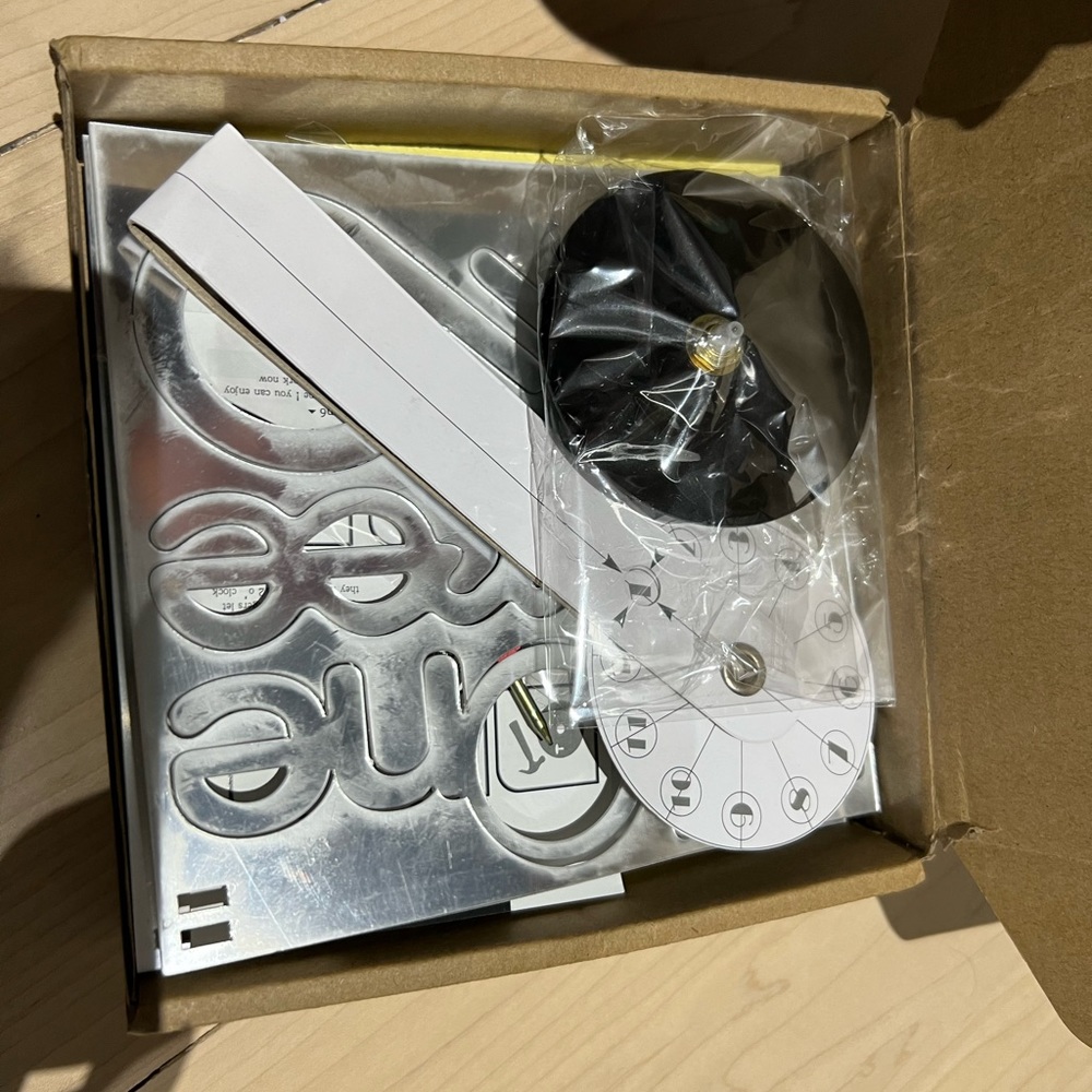 DIY CLOCK Silver - Picture 3 of 3